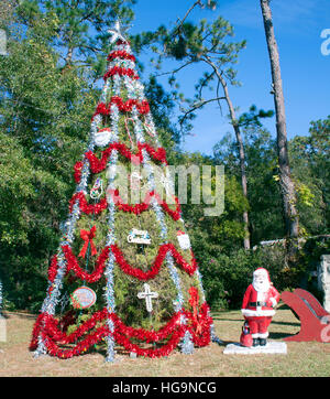 Krippe Weihnachten Florida Stockfoto