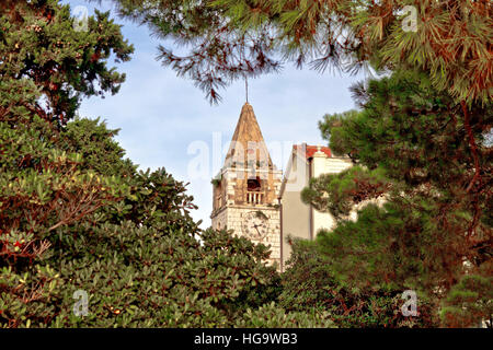 St. Filip und Jacob Kirche Blick in Dalmatien, Kroatien Stockfoto