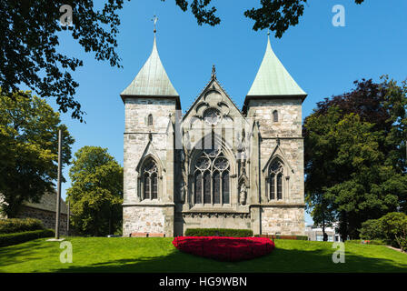 Stavanger Kathedrale, Byparken, Stavanger, Rogaland, Norwegen. Stockfoto