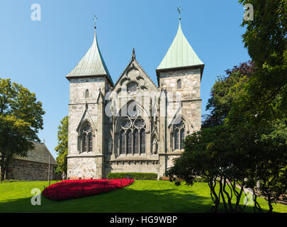 Stavanger Kathedrale, Byparken, Stavanger, Rogaland, Norwegen. Stockfoto