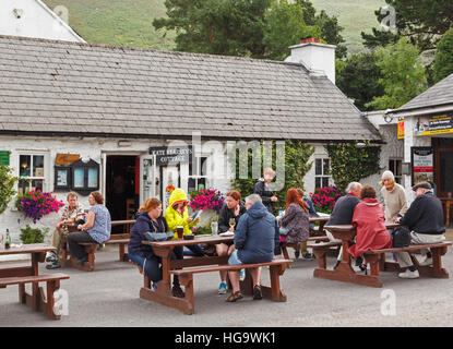 Kearney Cottage in der Nähe von Gap of Dunloe, County Kerry, Irland.  Eire. Stockfoto