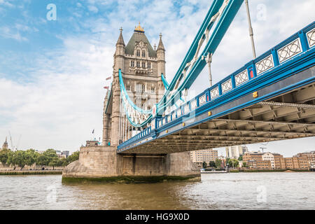 Die Tower Bridge in London UK Stockfoto