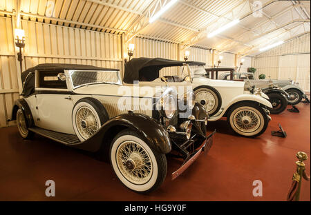 Torre Loizaga antiken und klassischen Auto-Museum, die einzige Rolls-Royce-Sammlung mit Modellen, die zwischen 1910-1998 hergestellt. Stockfoto