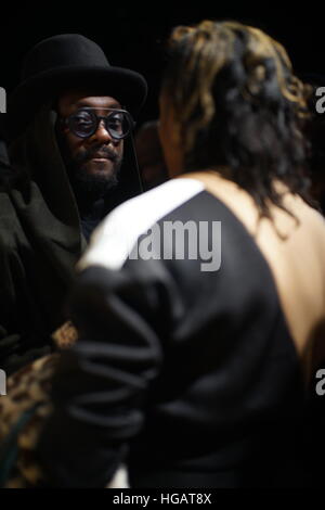 London, UK. 7. Januar 2017. London Fashionweek, Credit: Simon König/Alamy Live-Nachrichten Stockfoto