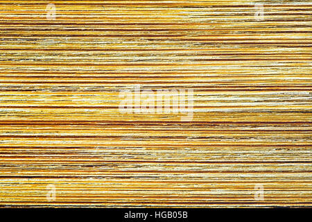 fertige Palm Holz Stockfoto