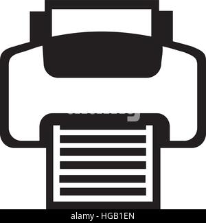 Druckersymbol Stock Vektor