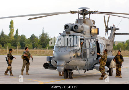 Royal Saudi Air Force AS532 Cougar CSAR-Hubschrauber. Stockfoto