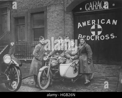 American Red Cross Einheit in Großbritannien. Stockfoto