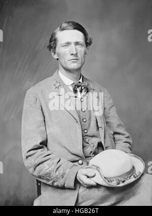 American Civil War Oberst John S. Mosby, der Konföderierten Armee. Stockfoto