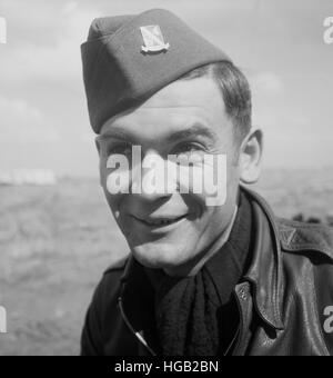 Kanonier eines b-24 Bomber der US-Armee 9. Air Force, 1943. Stockfoto