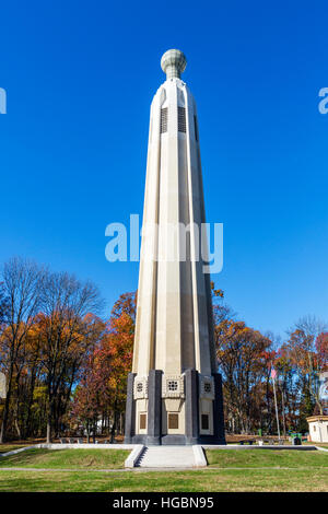 Thomas Alva Edison Memorial Tower, Menlo Park, New Jersey, USA Stockfoto