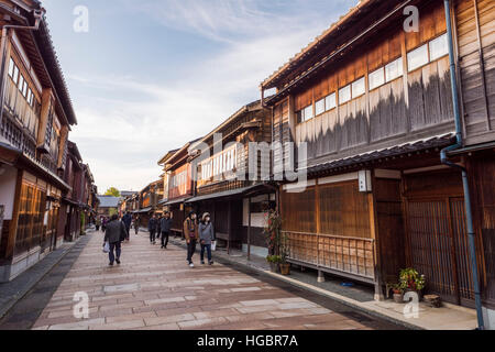 Higashi Chaya District, Kanazawa City, Präfektur Ishikawa, Japan Stockfoto