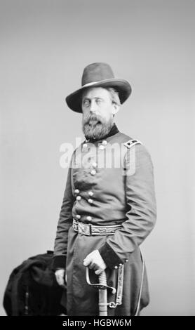 Major General Jefferson C. Davis von der Anschluß-Armee, um 1860. Stockfoto