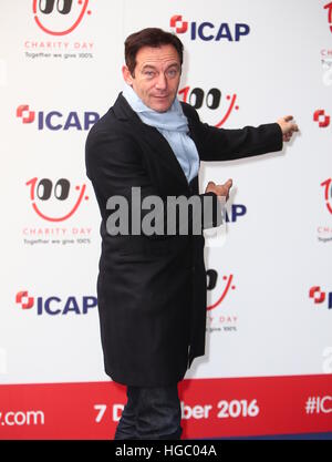 ICAP jährlichen Charity Handelstag an der City of London - Ankünfte mit: Jason Isaacs wo: London, Vereinigtes Königreich bei: 7. Dezember 2016 Stockfoto