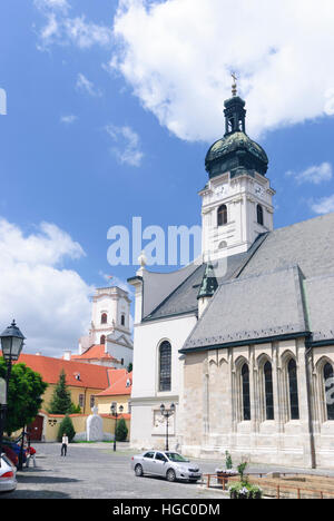 Györ (Raab): Bischofsburg, Liebe Frau Kathedrale, Györ-Moson-Sopron, Ungarn Stockfoto