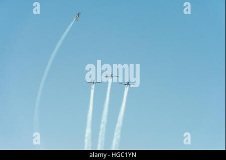 Yom Haatsmaout, Unabhängigkeitstag, Israel 2016, airshow Stockfoto