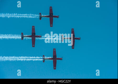 Yom Haatsmaout, Unabhängigkeitstag, Israel 2016, airshow Stockfoto