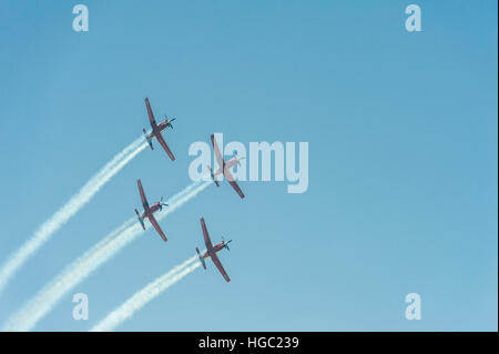 Yom Haatsmaout, Unabhängigkeitstag, Israel 2016, airshow Stockfoto