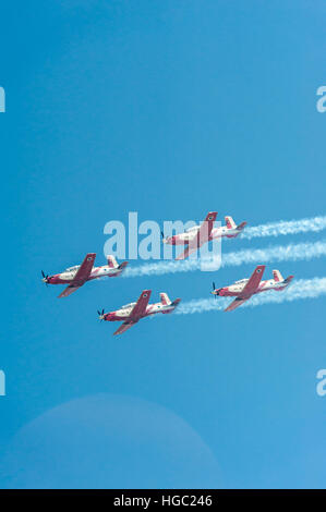 Yom Haatsmaout, Unabhängigkeitstag, Israel 2016, airshow Stockfoto