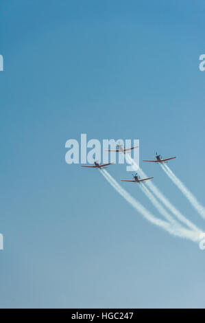 Yom Haatsmaout, Unabhängigkeitstag, Israel 2016, airshow Stockfoto