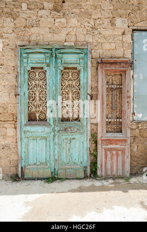 Israel, Tel Aviv-Yafo, alte Türen Stockfoto