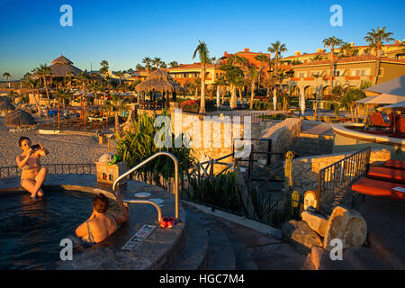 Das Sheraton Hacienda Del Mar Golf & Restort Wellnesshotel, in Los Cabos, Mexiko, Sea of Cortez, Baja California. Stockfoto