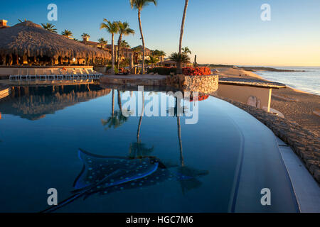 Das Sheraton Hacienda Del Mar Golf & Restort Wellnesshotel, in Los Cabos, Mexiko, Sea of Cortez, Baja California. Stockfoto