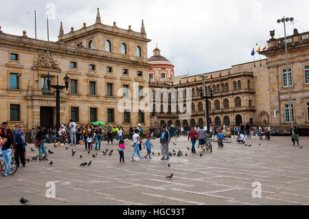 Simon-Bolivar-Platz in Bogota Kolumbien Stockfoto
