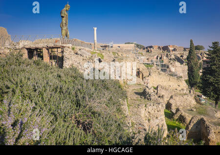 Pompeji war eine alte römische Stadt-Stadt in der Nähe von modernen Neapel, in der Region Kampanien, Stockfoto