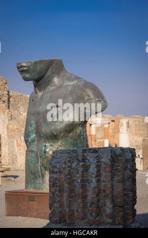 Pompeji war eine alte römische Stadt-Stadt in der Nähe von modernen Neapel, in der Region Kampanien, Stockfoto