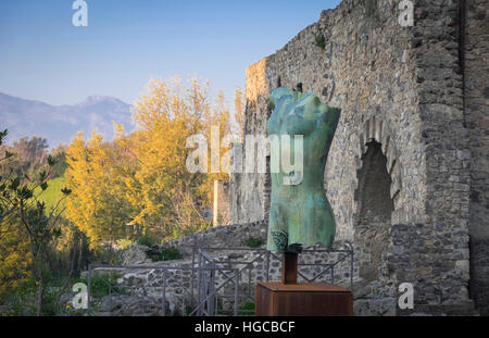 Pompeji war eine alte römische Stadt-Stadt in der Nähe von modernen Neapel, in der Region Kampanien, Stockfoto