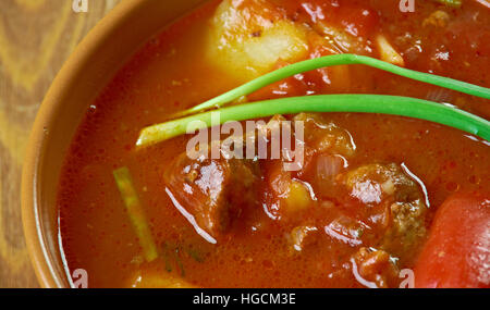 Bogorash Magyar traditionelle Suppe Stockfoto