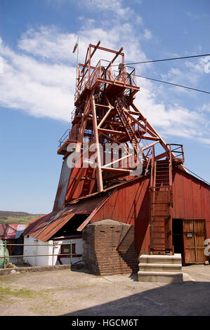 Großen Pit National Coal Museum, Blaenavon, Torfaen, Süd-Wales, UK. Stockfoto