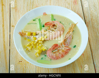 Chupe - Süd Americanstew Meeresfrüchte / Stockfoto