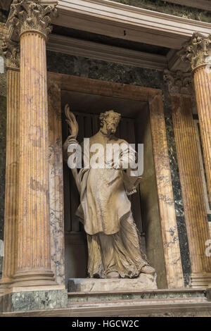 Antike Statue innerhalb des Pantheon, Rom, Hauptstadt von Italien und Latium Region, Europa Stockfoto