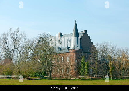 Deutschland, NRW, Kreis Düren, Nörvenich-Binsfeld, Burg Binsfeld, 1533 Erbaut Im Stil der Frührenaissance Stockfoto