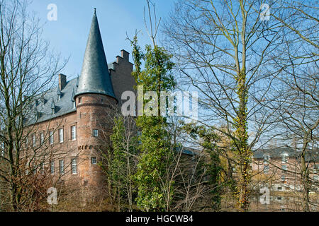 Deutschland, NRW, Kreis Düren, Nörvenich-Binsfeld, Burg Binsfeld, 1533 Erbaut Im Stil der Frührenaissance Stockfoto