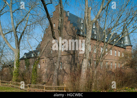 Deutschland, NRW, Kreis Düren, Nörvenich-Binsfeld, Burg Binsfeld, 1533 Erbaut Im Stil der Frührenaissance Stockfoto