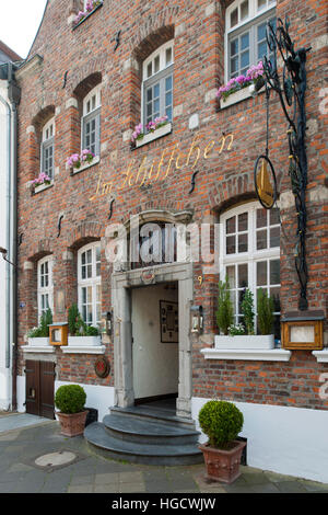 Deutschland, Düsseldorf-Kaiserswerth, Restaurant Im Schiffchen Stockfoto