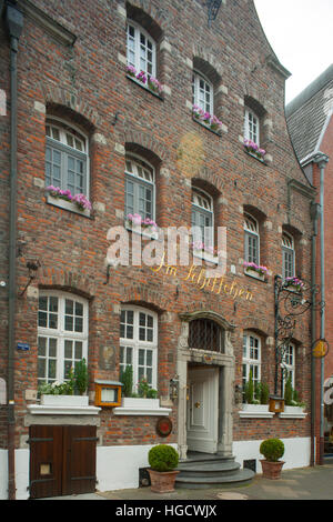Deutschland, Düsseldorf-Kaiserswerth, Restaurant Im Schiffchen Stockfoto