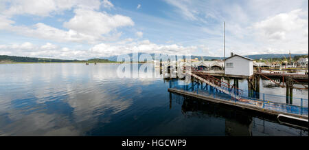 Hafen von Port Alberni, Vancouver Island, British Columbia, Kanada Stockfoto