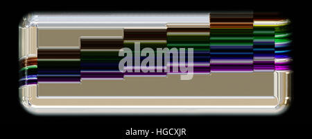 Wunderbare Zusammenfassung illustrierte panorama Glas Objekt Stockfoto