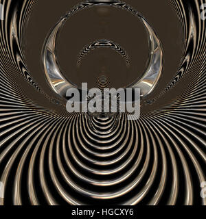 Wunderbar abstrakt dargestellt Glas Objekt Stockfoto