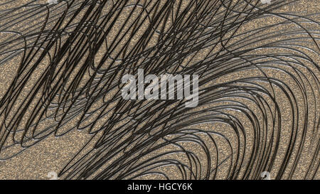 Wunderbar abstrakt dargestellt Glas Objekt Stockfoto