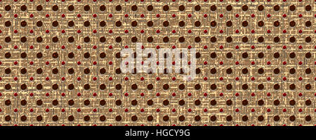 Wunderbare Zusammenfassung illustriert Panorama-Glas-Muster Stockfoto