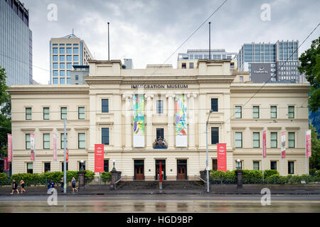 Melbourne, Australien - 27. Dezember 2016: Melbourne Immigration Museum an der Flinders Street. Stockfoto