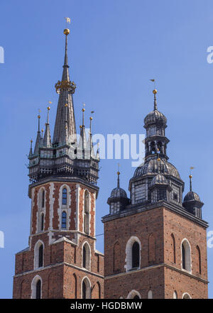 Marianska Tower in Krakau Stockfoto