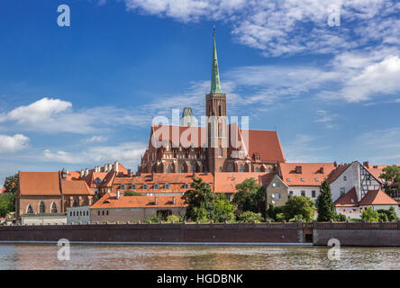 Holly-Kreuz-Kirche in Breslau Stadt Stockfoto