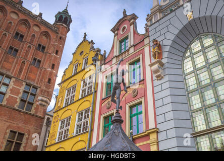 Dwor Artusa Gebäude in der Stadt Danzig Stockfoto