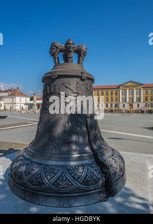 Rumänien, Alba Julia Stadt, Alba Julia Citadel, Welterbe, Bell Stockfoto